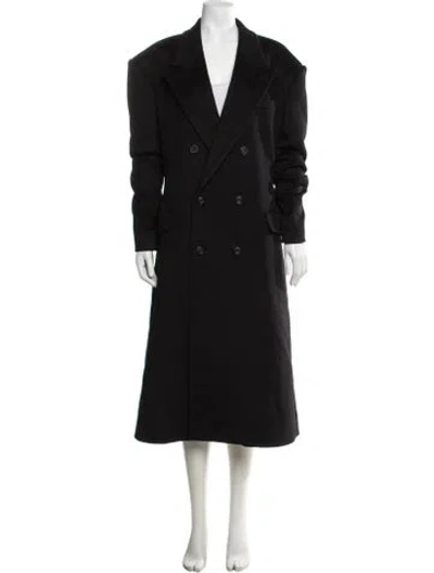 Pre-owned Alexander Mcqueen Cashmere Coat W/ Tags In Black