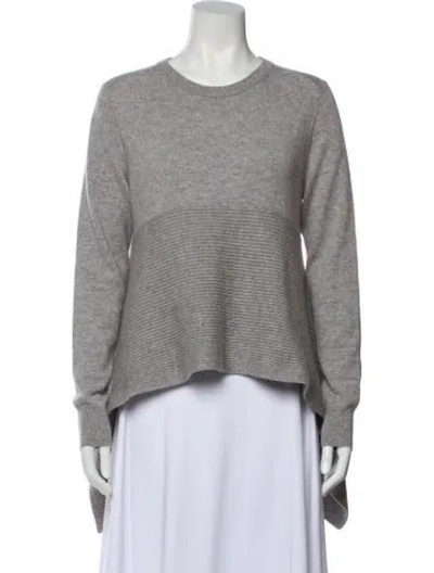 Pre-owned Alexander Mcqueen Cashmere Crew Neck Sweater In Gray