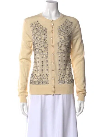 Pre-owned Alexander Mcqueen Cashmere Crew Neck Sweater In Neutral