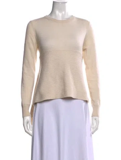 Pre-owned Alexander Mcqueen Cashmere Crew Neck Sweater In Neutrals