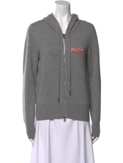 Pre-owned Alexander Mcqueen Cashmere Crew Neck Sweatshirt In Gray