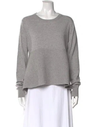 Pre-owned Alexander Mcqueen Cashmere Crew Neck Sweatshirt In Gray