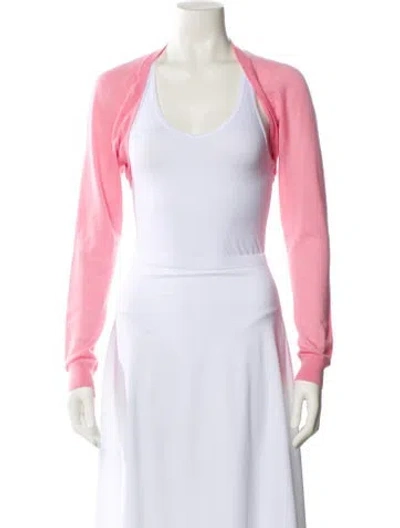 Pre-owned Alexander Mcqueen Cashmere Scoop Neck Sweater W/ Tags In Red