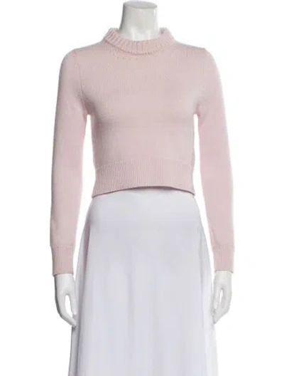 Pre-owned Alexander Mcqueen Cashmere Turtleneck Sweater In Pink