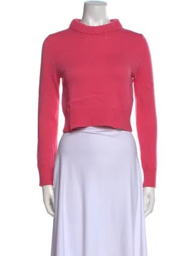 Pre-owned Alexander Mcqueen Cashmere Turtleneck Sweater In Pink