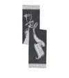 Alexander Mcqueen Cashmere-wool Tattoo Scarf