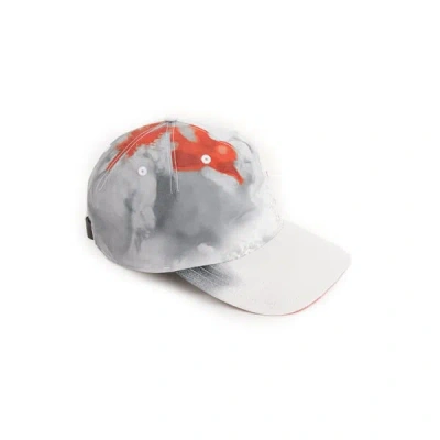 Alexander Mcqueen Printed Baseball Cap In Gray