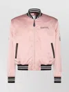 Alexander Mcqueen Casual Jacket With Embroidered Graphic Print In Pink