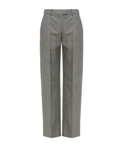 Alexander Mcqueen Casual Pants With Belt Loops In Gray