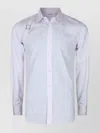 Alexander Mcqueen Casual Shirt With Button-down Collar And Buckle Detail In Yellow