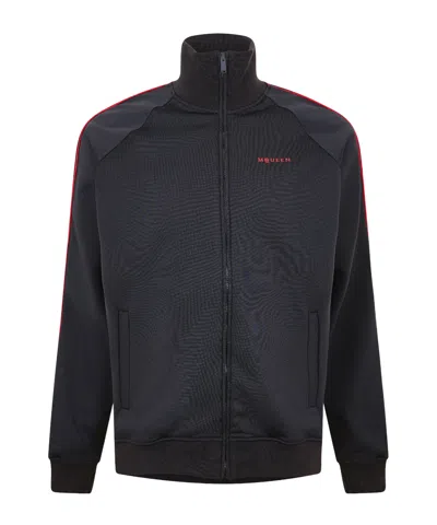 Alexander Mcqueen Casual Sports Jacket In Purple