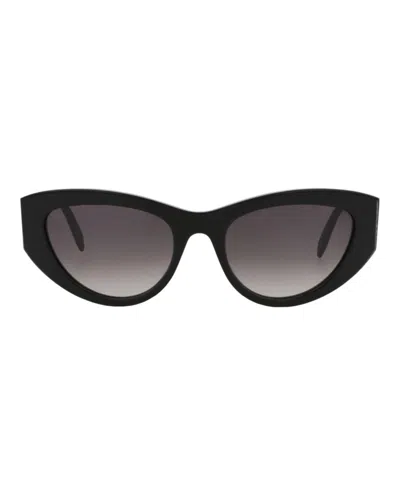 Alexander Mcqueen Cat Eye-frame Acetate Sunglasses In Black
