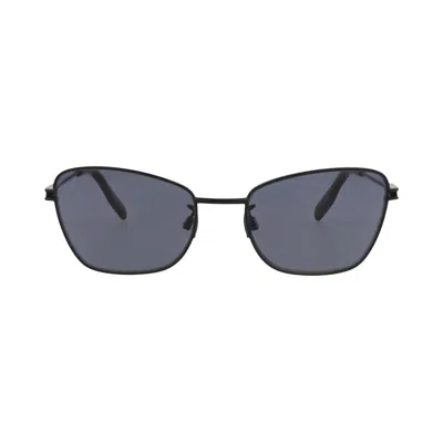Pre-owned Alexander Mcqueen Cat Eye Frame Metal Sunglasses 'black/grey' | Women's Size Onesize