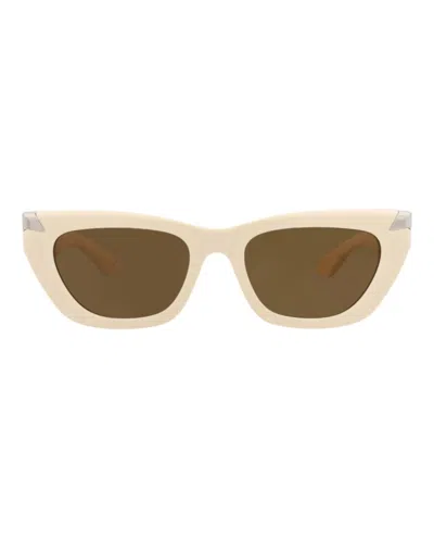 Alexander Mcqueen Cat Eye-frame Recycled Acetate Sunglasses In Brown