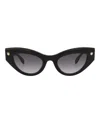 Alexander Mcqueen Cat Eye-frame Recycled Acetate Sunglasses In Gray