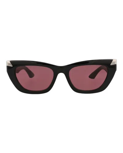 Alexander Mcqueen Cat Eye-frame Recycled Acetate Sunglasses In Pink