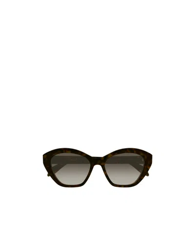 Alexander Mcqueen Cat-eye Frame Sunglasses In Multi