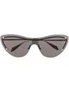 Alexander Mcqueen Cat-eye Spiked-stud Sunglasses In Gold