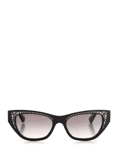 Alexander Mcqueen Cat-eye Sunglasses In Black