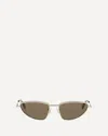 Alexander Mcqueen Women Cat-eye Sunglasses In Gold