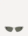Alexander Mcqueen Eyewear Cat Eye Frame Sunglasses In Green