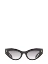 Alexander Mcqueen Cat Eye-frame Recycled Acetate Sunglasses In Black