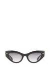 Alexander Mcqueen Cat Eye-frame Recycled Acetate Sunglasses In Black
