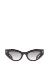 Alexander Mcqueen Cat Eye-frame Recycled Acetate Sunglasses In Black