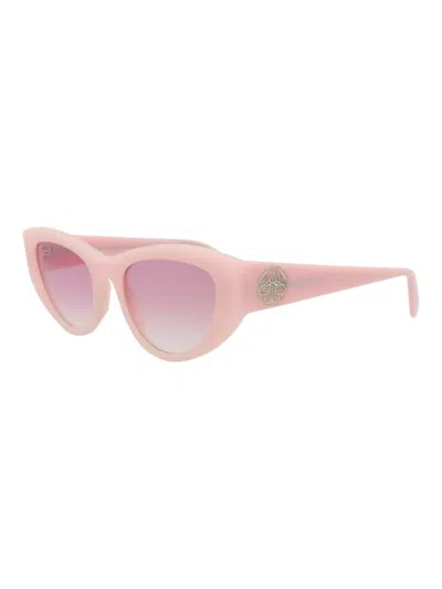 Alexander Mcqueen Cat Eye Women's Sunglasses In Red