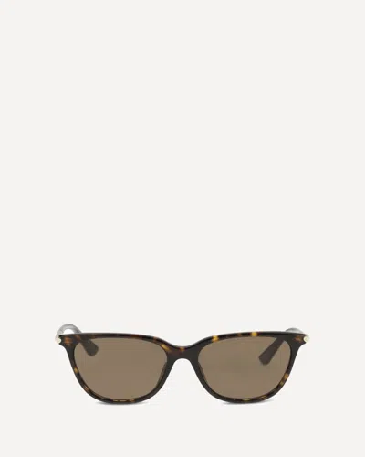 Alexander Mcqueen Cat-eye Sunglasses In Orange