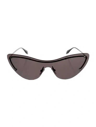 Pre-owned Alexander Mcqueen Cat-eye Tinted Sunglasses In Black