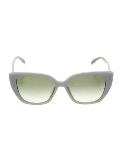 Pre-owned Alexander Mcqueen Cat-eye Tinted Sunglasses In Gray
