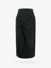 Alexander Mcqueen Women Certified Wool Upside-down Skirt