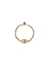 Alexander Mcqueen Brass Bracelet In 0446/0448/crystal