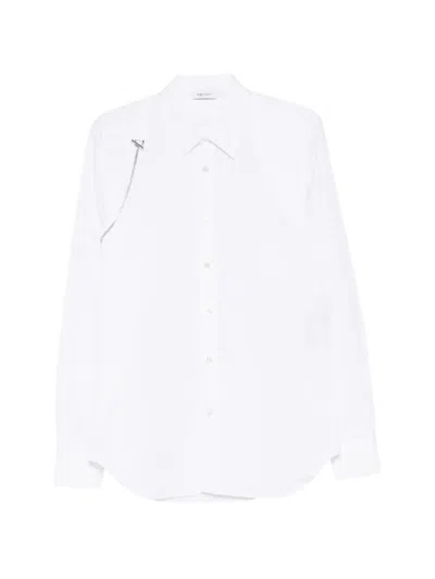 Alexander Mcqueen Chain-detail Shirt In White