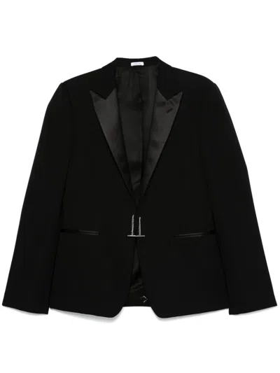 Alexander Mcqueen Chain-embellished Blazer In Multicolor