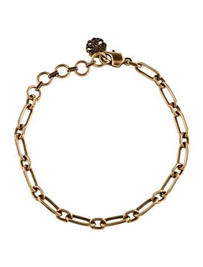 Pre-owned Alexander Mcqueen Chain Link Bracelet, 7.5" In Multi