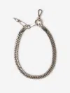 Alexander Mcqueen Cuban-link Chain Necklace In Metallic