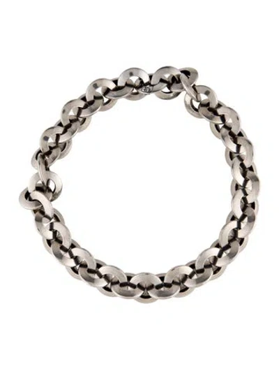 Pre-owned Alexander Mcqueen Chain Necklace, 17.5" In Multi
