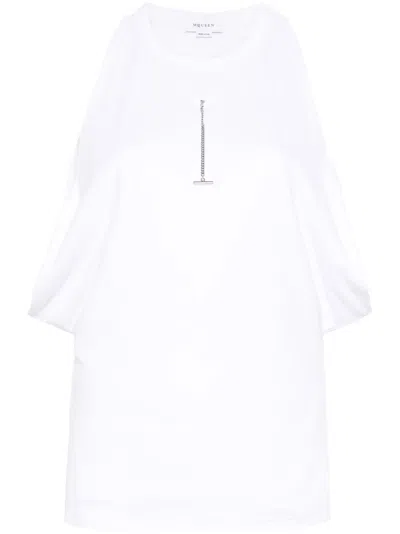 ALEXANDER MCQUEEN CHAIN TANK TOP - WOMEN'S - COTTON/POLYESTER/ELASTANE