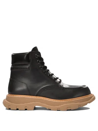 Alexander Mcqueen Chant Ankle Boots Black