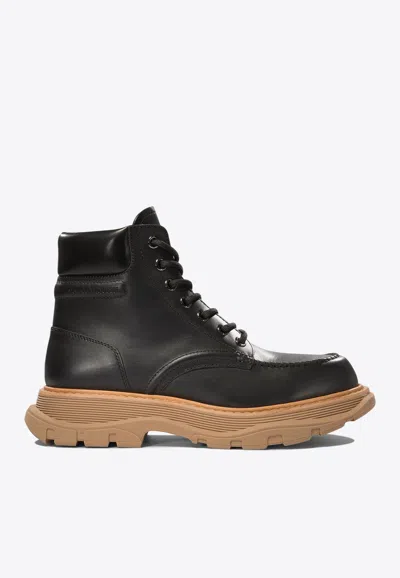 Alexander Mcqueen Chant Ankle Boots In Black
