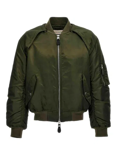 ALEXANDER MCQUEEN CHAQUETA BOMBER - VERDE