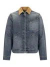 Alexander Mcqueen Chaqueta Vaquera - Azul In Blue