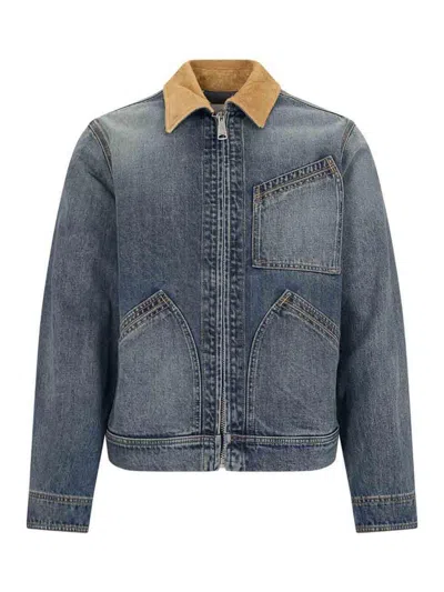Alexander Mcqueen Chaqueta Vaquera - Azul In Blue