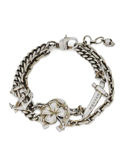 Alexander Mcqueen Charm Chain Bracelet
