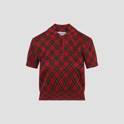 ALEXANDER MCQUEEN ALEXANDER MCQUEEN CHECKED SHORT-SLEEVE POLO SHIRT