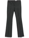 Alexander Mcqueen Checked Trousers In 黑色