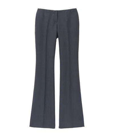 Alexander Mcqueen Checkered Trousers In Black