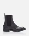 Alexander Mcqueen Man Ankle Boots Black Size 7 Soft Leather In Black